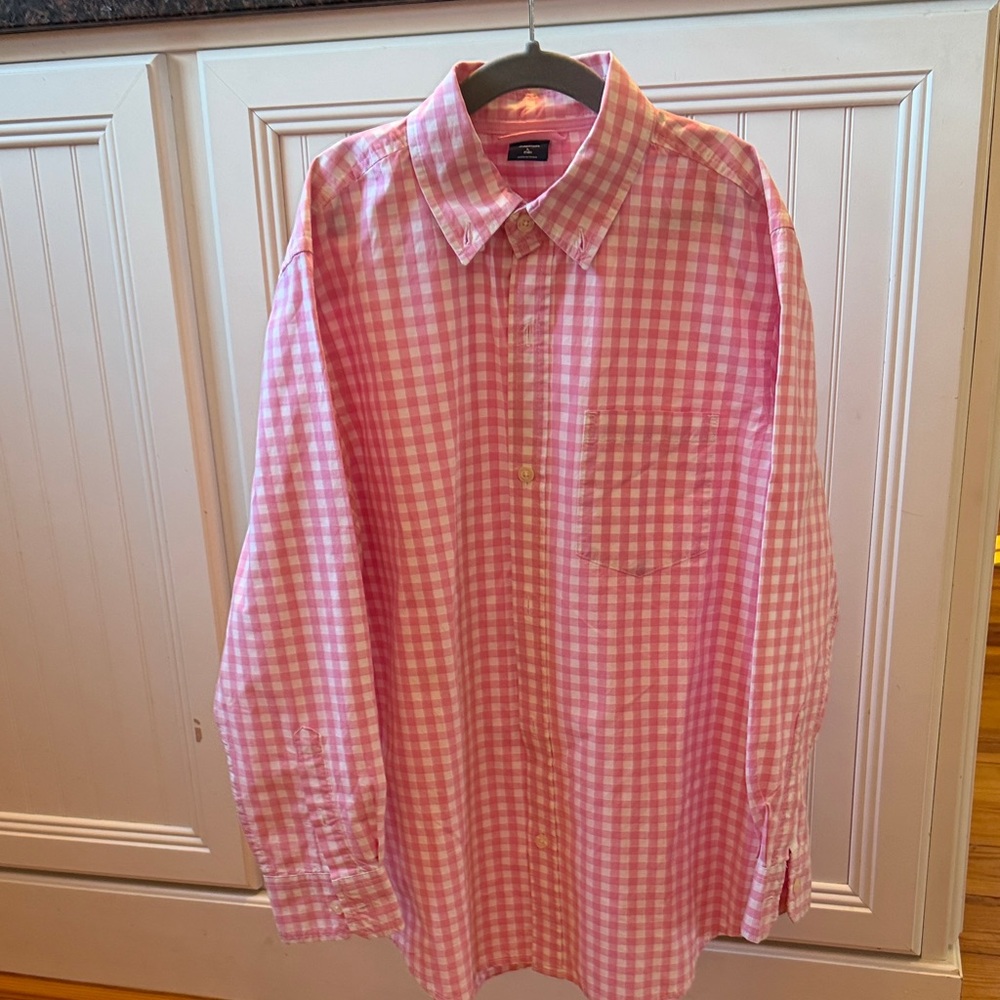 Pink Gingham Boy’s Shirt